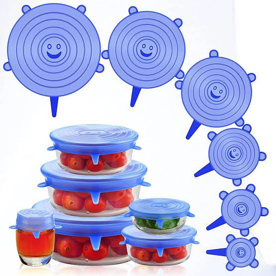 6 Pcs Food Silicone Cover Savroo