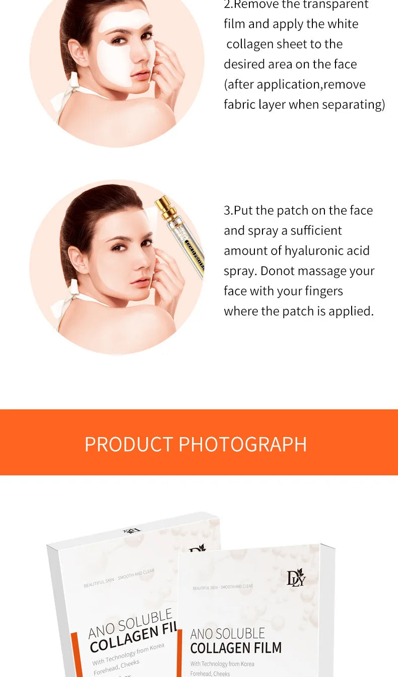 Collagen Face Mask Deep Moisturizing Protein Hydrogel Soft Mask | Collagen Filler Collagen Instant Facial Mask produckpk