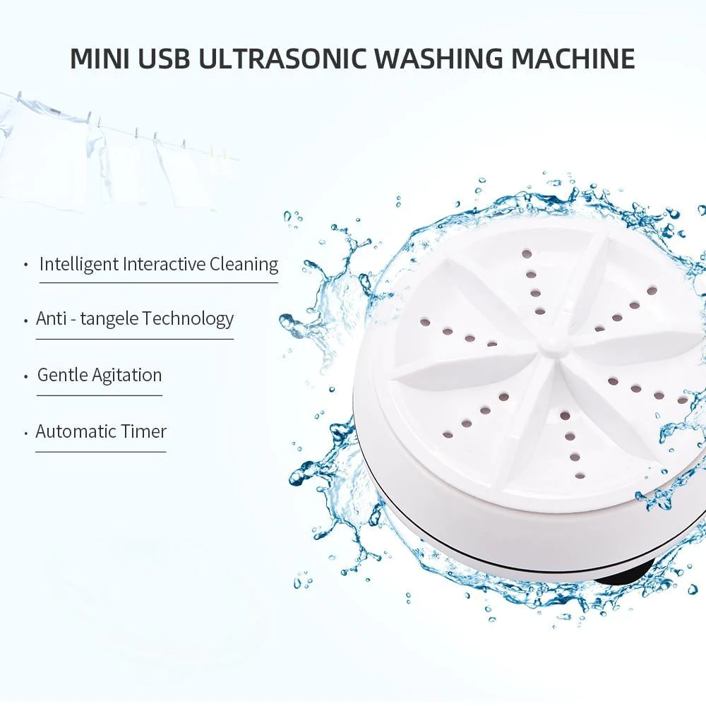 UltraClean: Your Mini Portable Ultrasonic Turbine Washer - Homie Mart