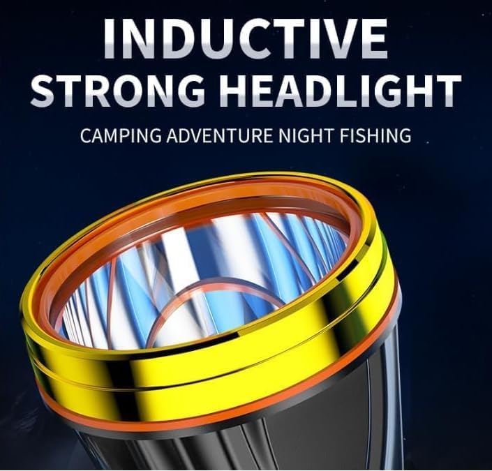 Outdoor Rechargeable Portable Super Bright High Power LED Flashlight Head Lamp Waterproof - Homie Mart