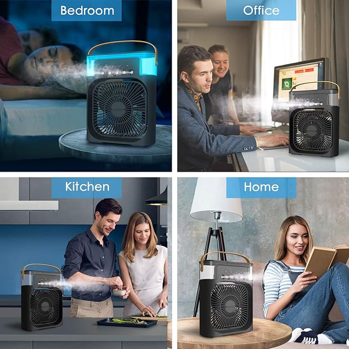 SPRAY HUMIDIFIER WATER COOLING FAN - Homie Mart