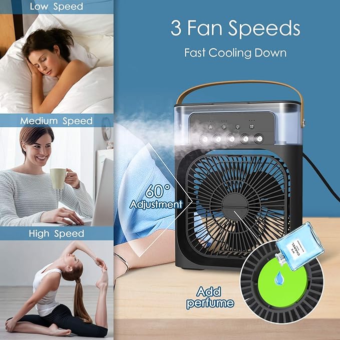 SPRAY HUMIDIFIER WATER COOLING FAN - Homie Mart
