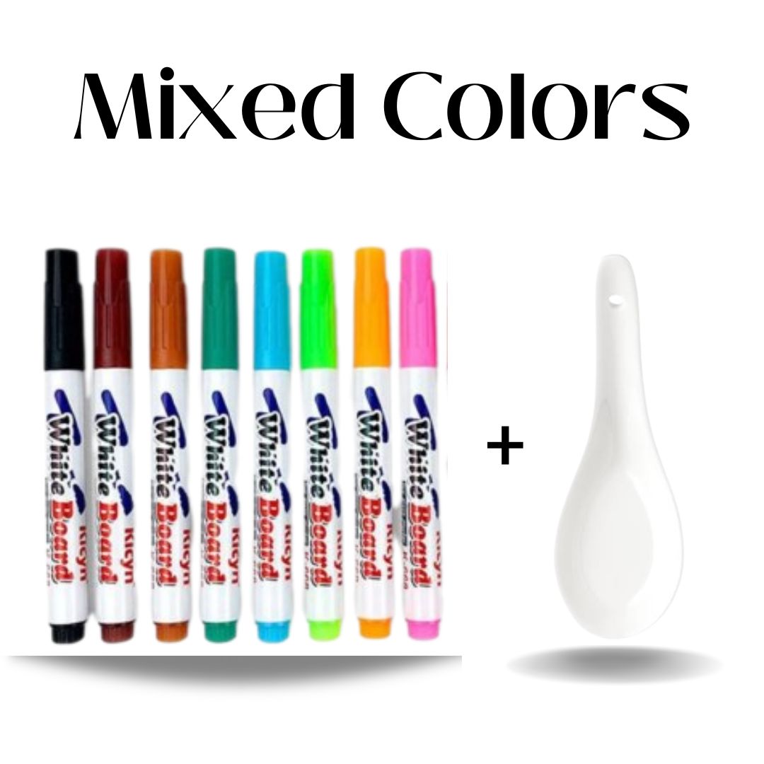 Floating Marker With Spoon (8 PCs) - Homie Mart