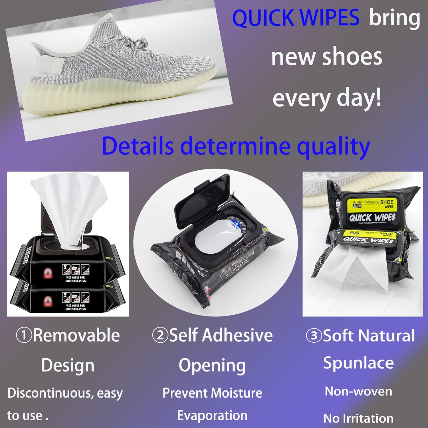 INSTANT SHOE CLEANING MAGIC WIPES Rampage