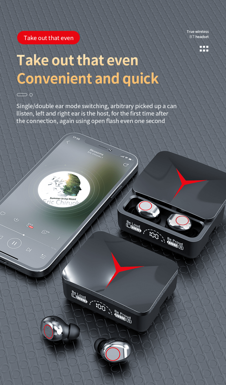 M90 True Wireless Gaming Earbuds - Homie Mart