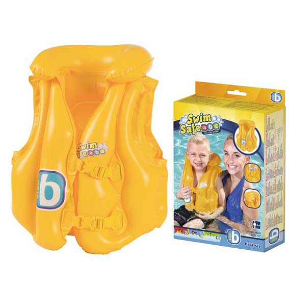 Bestway 32034 Kids Swim Safe Vest 18 Inches Life Jacket - Homie Mart