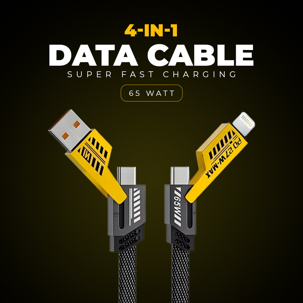 PowerHub™ 4-in-1 65W Fast Charge Cable