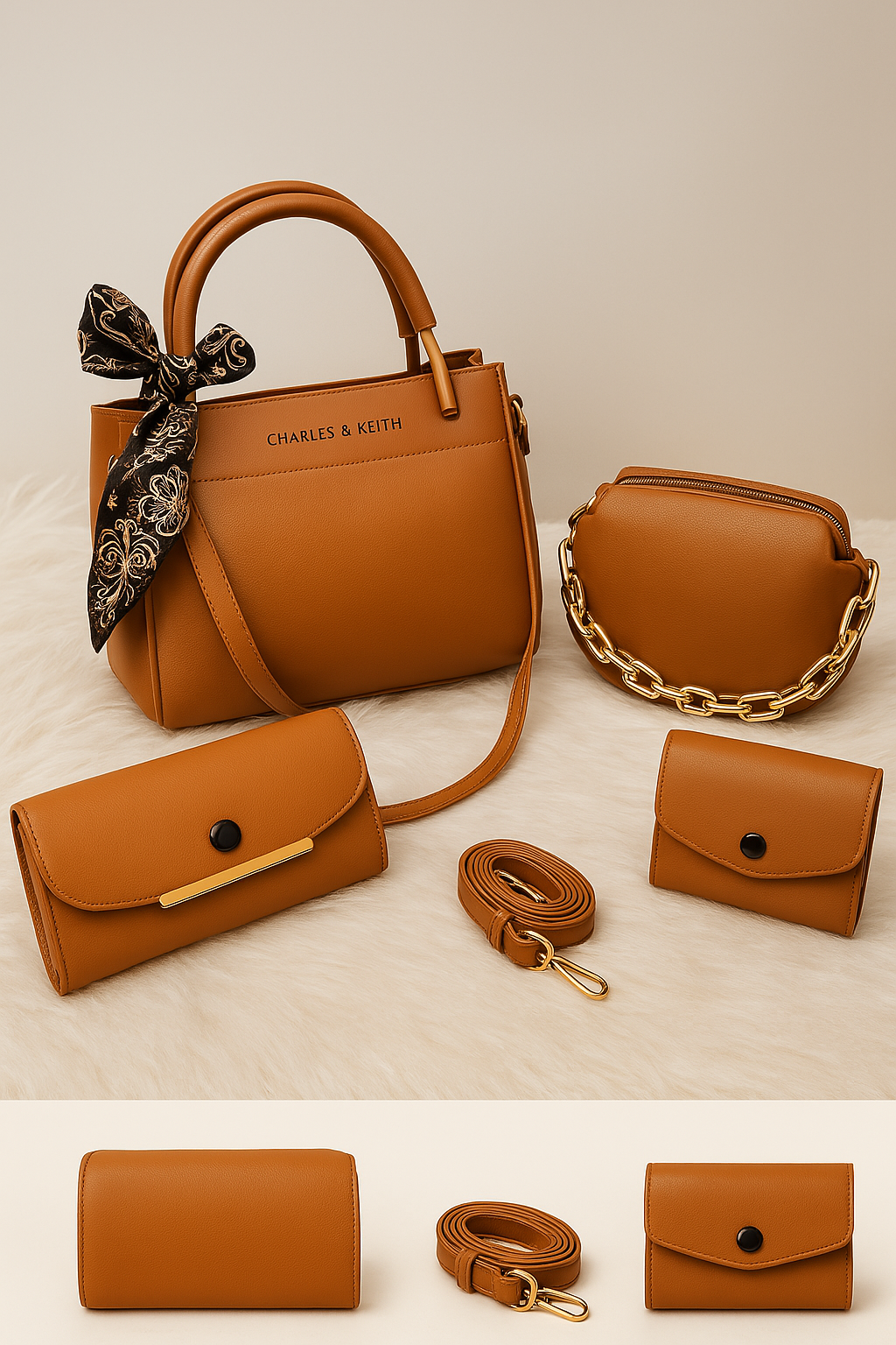 5 Piece Charles and Keith Exclusive Collection Homie Mart