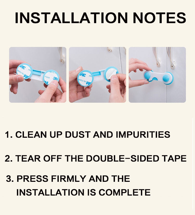 Child Safety Cabinet Lock (4 PCs) SK Collection