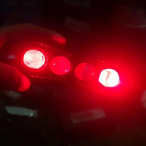 HJG 4 Lens 3-Color Multi-Modes Fog Light for Car and Bike - Homie Mart