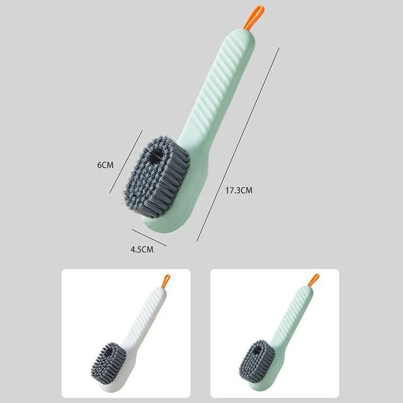 Shoe Brush Automatic Liquid Discharge Deep Cleaning Soft Bristles Household Laundry Cleaning Brush for Daily Use - Homie Mart