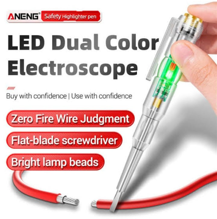 Electrical Pen Tester 220V Portable Tester Screwdriver Probe With Indicator Light Alladin Store