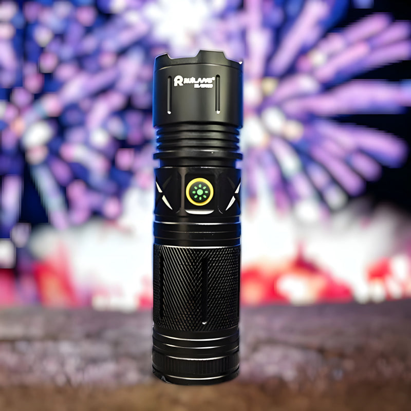 Ruilang P90 High-Quality Powerful 1Km Long Range USB Rechargeable LED Torch Light - Homie Mart