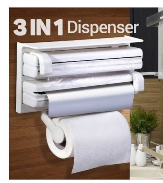 KitchenMaster™ TripleEase All-in-One Paper Dispenser - Homie Mart