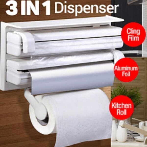 KitchenMaster™ TripleEase All-in-One Paper Dispenser - Homie Mart