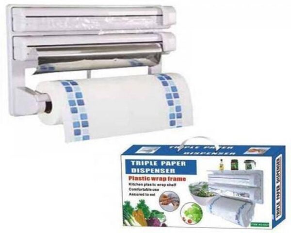 KitchenMaster™ TripleEase All-in-One Paper Dispenser - Homie Mart