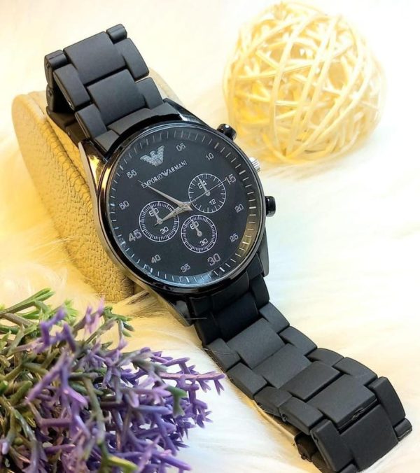 Emporio Armani Stylish Watch Adjustable Strap Homie Mart