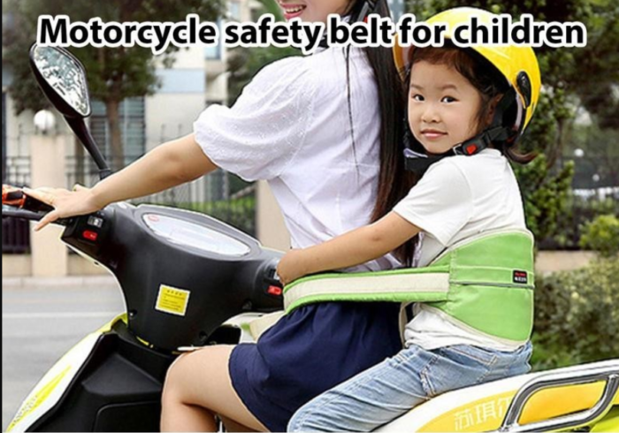 Kids Motorcycle and Bicycle Safety Seat Belt Strap Harness - Homie Mart