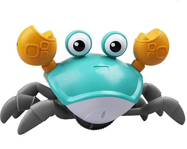 Sensor Activated Rechargeable  Crawling Musical Crab Toy - Homie Mart