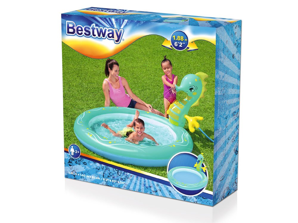 Bestway 53114 Inflatable Pool SEAHORSE SPRINKLER - Homie Mart