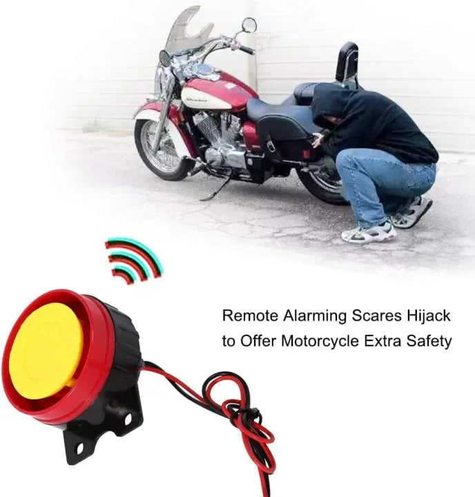 Motorcycle Anti-Theft Alarm System with Remote - Homie Mart