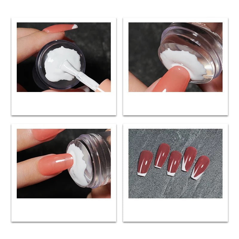 Silicone Nail Stamper (Pack of 4) Homie Mart