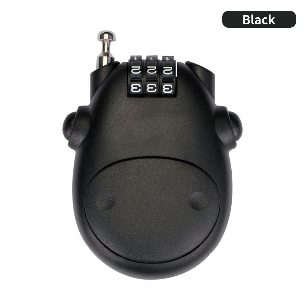 ThinkRider Bicycle Lock Multi-Function Mini Cable 3-Digit Password Lock - Homie Mart