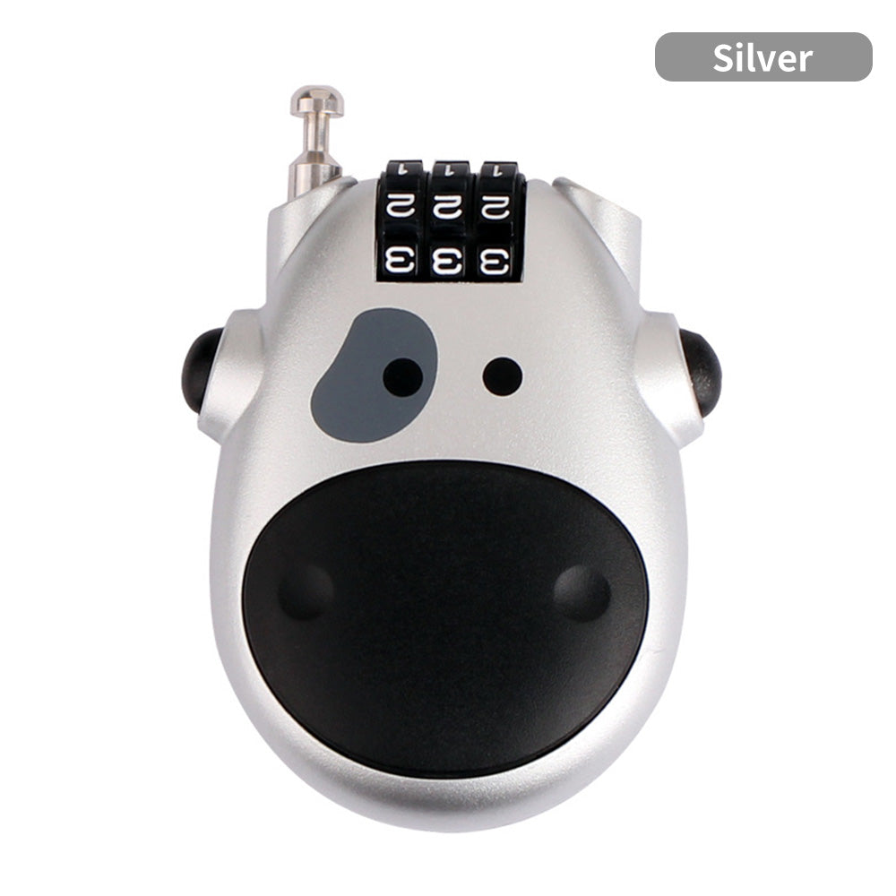 ThinkRider Bicycle Lock Multi-Function Mini Cable 3-Digit Password Lock - Homie Mart