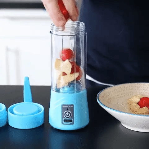Blend Anywhere! 6-Blade Portable Blender - Rechargeable, Powerful, and On-The-Go! Homie Mart
